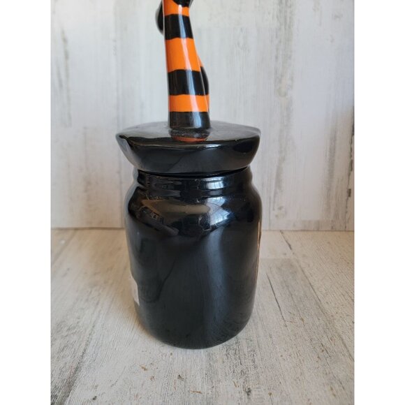 Rae dunn witch famous cookie kitchen jar Halloween home decor - Picture 4 of 8